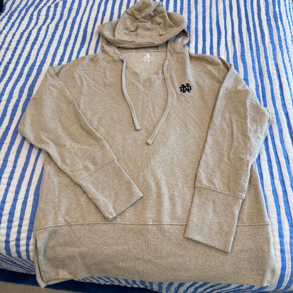 Notre Dame Johnnie-O Women's Hooded Sweatshirt | Large, New - Picture 2 of 8